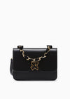 INITIAL CHAIN TOP HANDLE M HANDBAGS