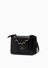 INITIAL CHAIN TOP HANDLE M HANDBAGS