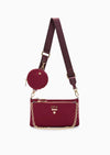 ROSETTE  DOUBLE POUCH HANDBAGS