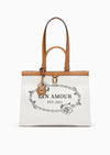 AMORINI CANVAS L TOTE BAGS